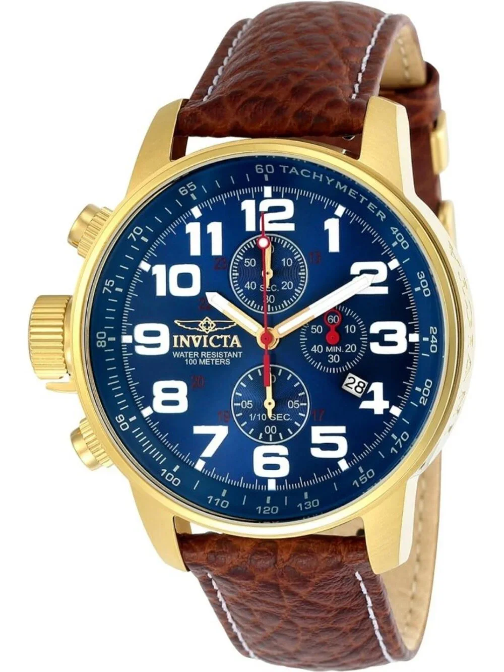 Stylish Men's Left-Handed Quartz Watch with Leather Strap - Perfect for Everyday